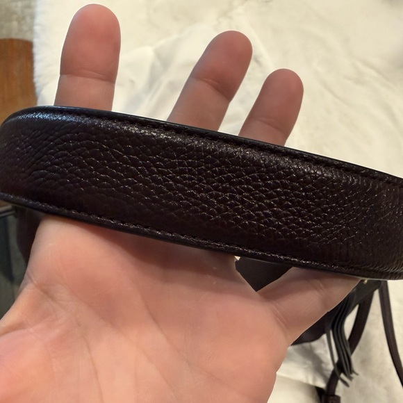 Coach Dark Brown Leather Shoulder Bag - Picture 8 of 16